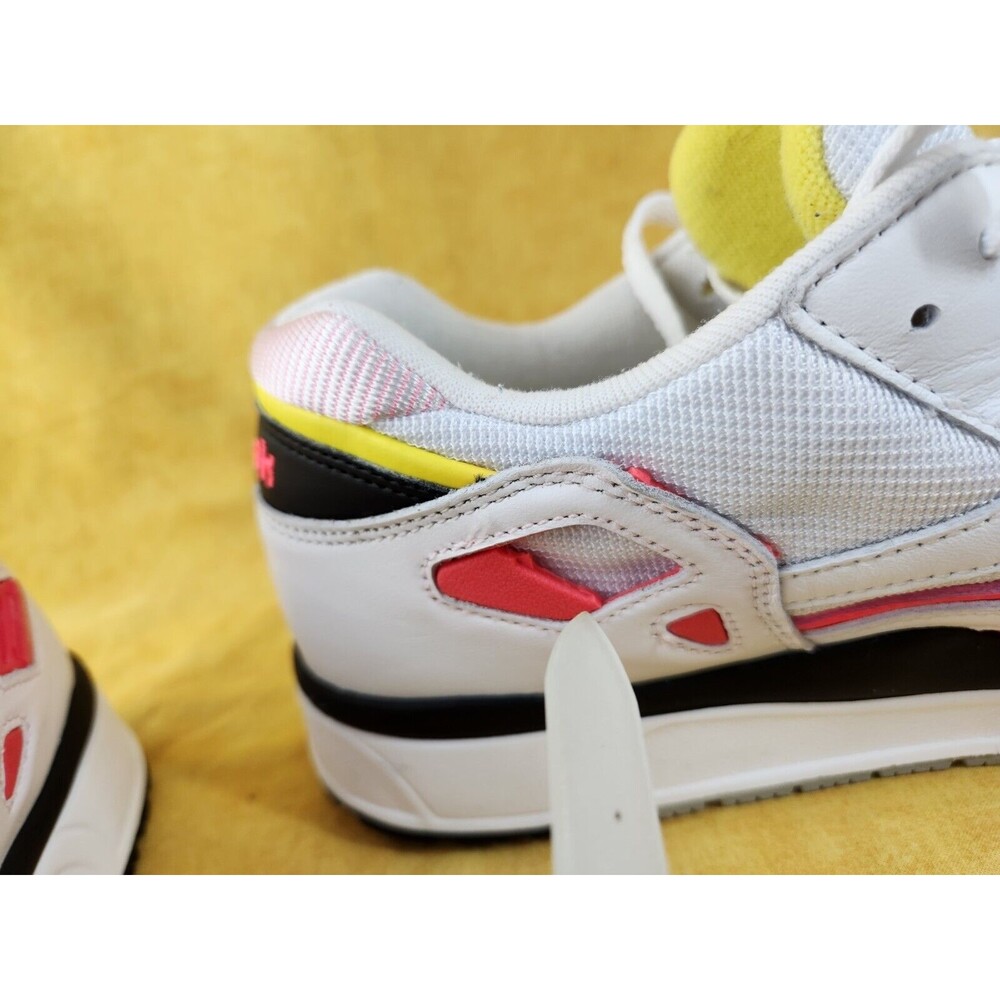 Vtg Mens Reebok ERS 5000 Running Trainers Shoes Pink/neon‎ White Leather  Size 8 - Picture 5 of 16